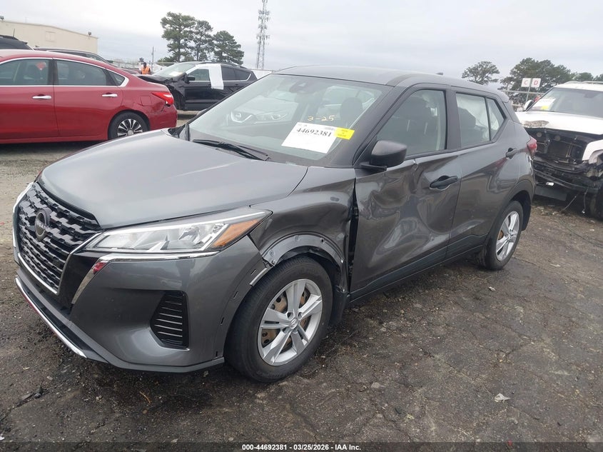 VIN 3N1CP5BV7PL467849 2023 NISSAN KICKS S XTRONIC CVT
