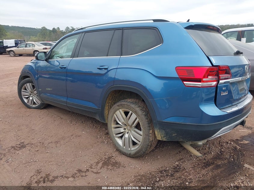 2019 Volkswagen Atlas 3.6L V6 Se W/Technology