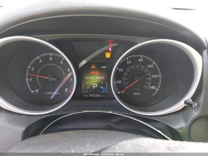 2011 Mitsubishi Outlander Sport Es VIN: JA4AP3AU9BZ022073 Lot: 44692507