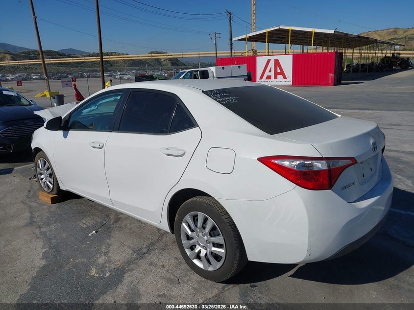2016 Toyota Corolla Le
