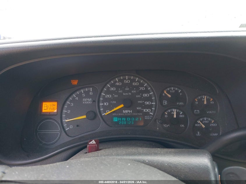 2002 Chevrolet Avalanche 1500 VIN: 3GNEK13TX2G100642 Lot: 44692816