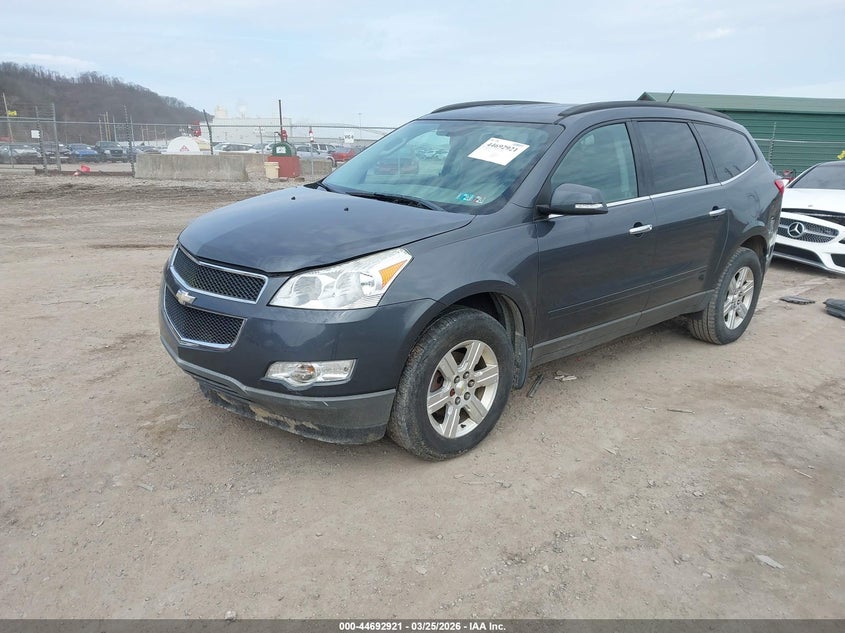 Vin: 1gnkvged9cj302343, lot: 45190038, chevrolet traverse 1lt 20122