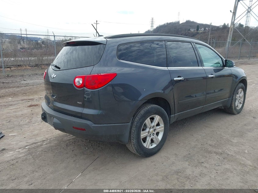 Vin: 1gnkvged9cj302343, lot: 45190038, chevrolet traverse 1lt 20124