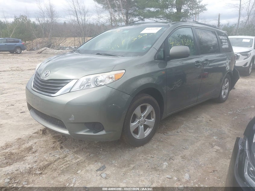 2012 Toyota Sienna 3.5 Le V6 8 Passenger green Lot 111044693390 Vin 5TDKK3DCXCS212687