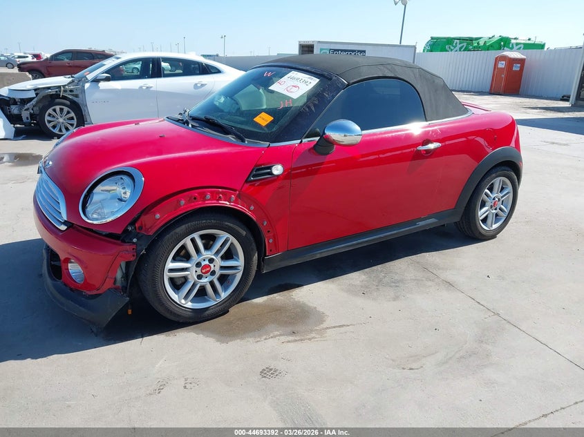 Vin: wmwsy1c54ft719724, lot: 45190509, mini roadster cooper 20152