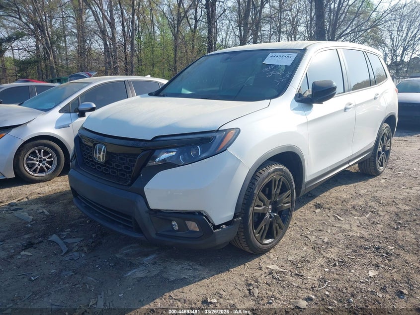 VIN 5FNYF7H25MB012877 2021 HONDA PASSPORT 2WD SPORT