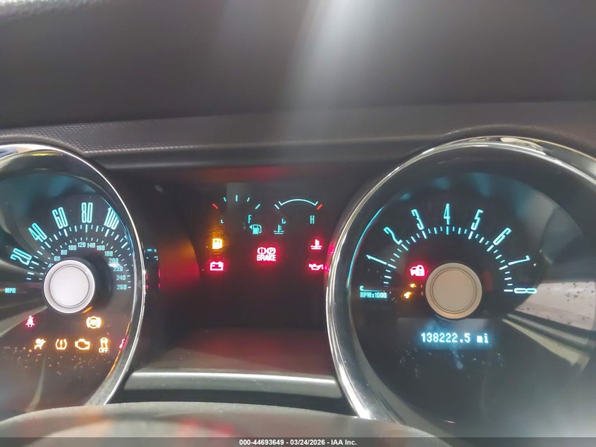 2012 Ford Mustang V6 VIN: 1ZVBP8AMXC5277361 Lot: 44693649