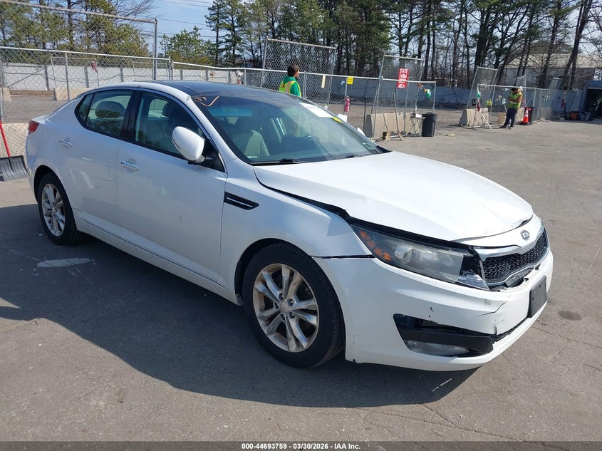 2012 Kia Optima 2.4 Ex white Lot 111044693759 Vin 5XXGN4A7XCG052984