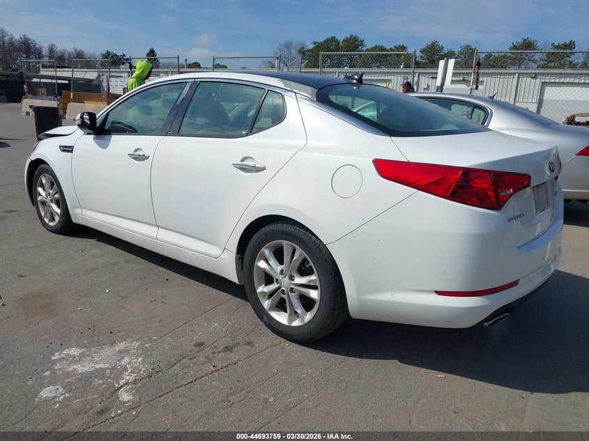 2012 Kia Optima 2.4 Ex white Lot 111044693759 Vin 5XXGN4A7XCG052984