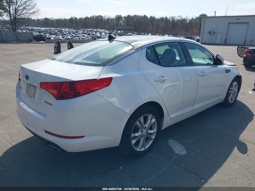 2012 Kia Optima 2.4 Ex white Lot 111044693759 Vin 5XXGN4A7XCG052984