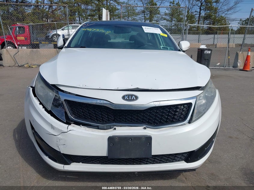 2012 Kia Optima 2.4 Ex white Lot 111044693759 Vin 5XXGN4A7XCG052984
