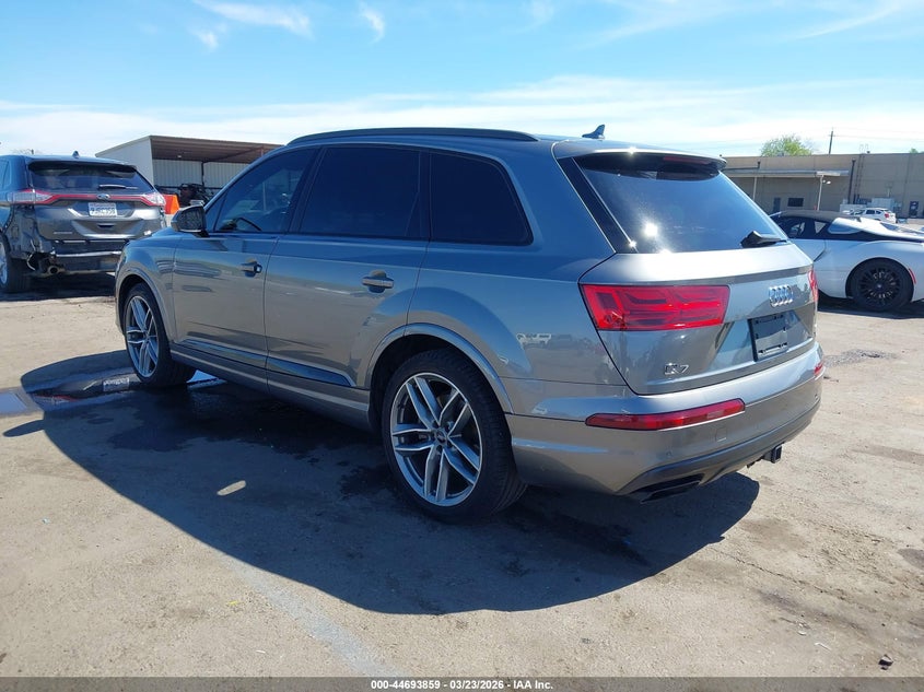 Vin: wa1vaaf72jd010305, lot: 45190976, audi q7 3.0t premium 20183