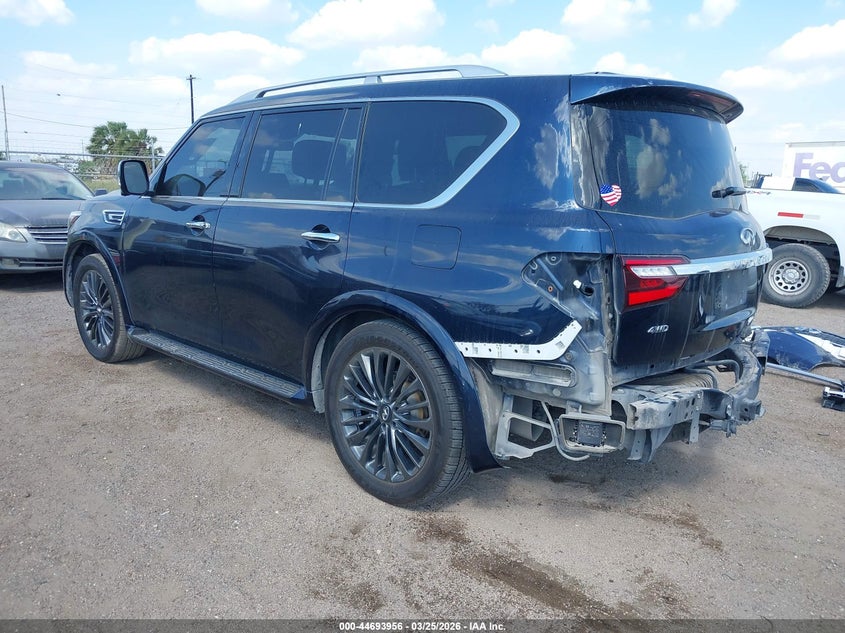 Vin: jn8az2bc6n9485295, lot: 45191072, infiniti qx80 sensory awd 20223