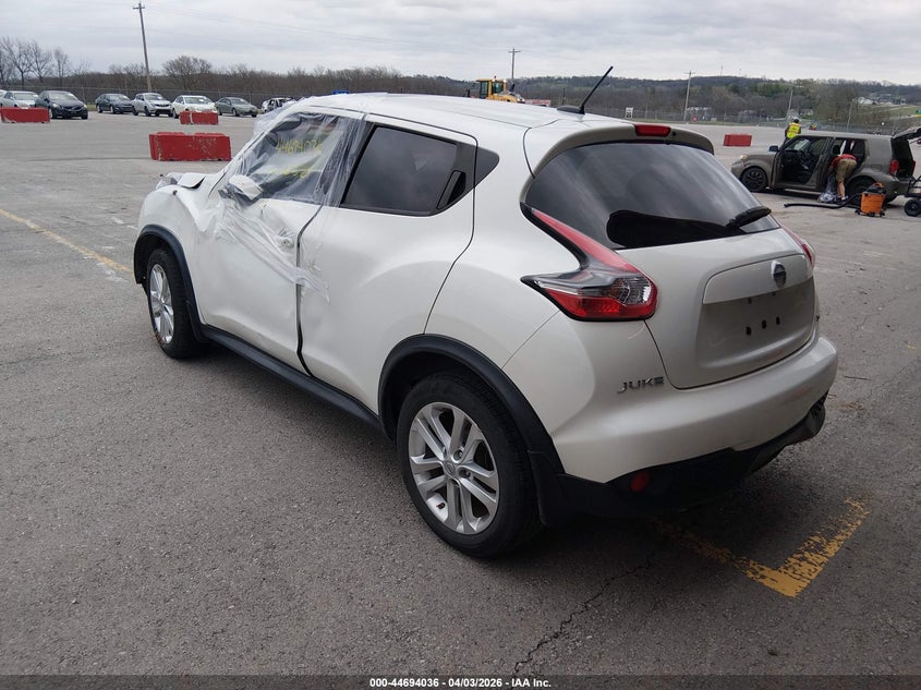 Vin: jn8af5mv6gt655671, lot: 45191154, nissan juke sl 20163