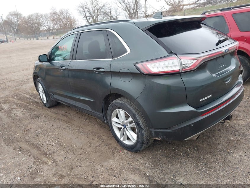 Vin: 2fmtk4j92fbb73727, lot: 45191251, ford edge sel 20153
