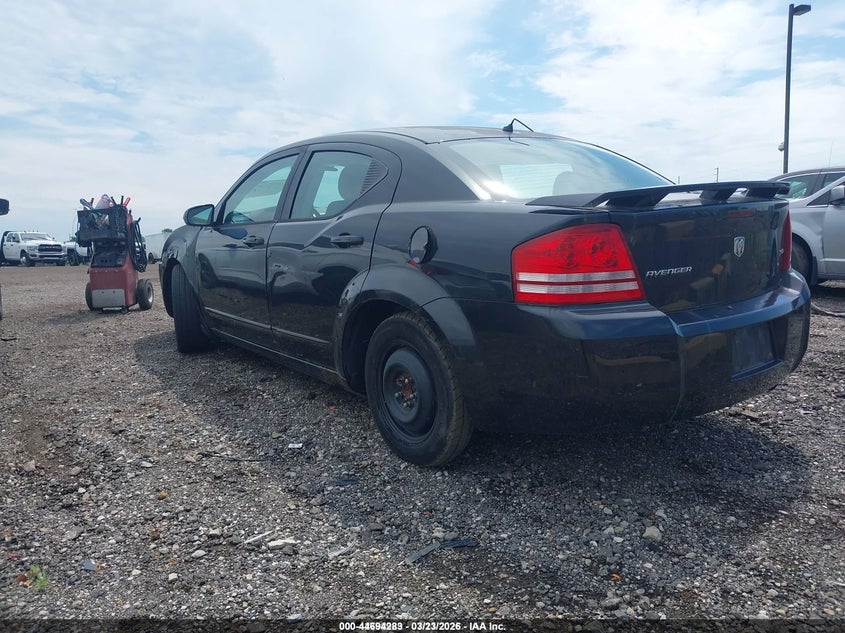2008 DODGE AVENGER SEDAN 2.4L I-4 DOHC, VVT, 173HP