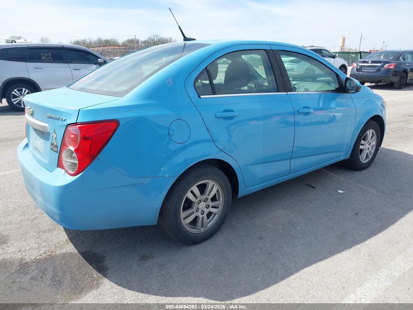 2014 Chevrolet Sonic Lt Manual