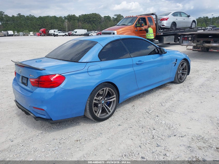 Vin: wbs3u9c51gp969345, lot: 45191687, bmw m4 20164