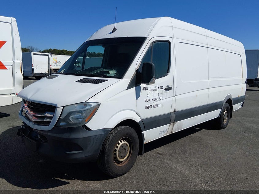 Vin: wdype8cd6hp399596, lot: 45191729, freightliner sprinter 2500 high roof v6 20172