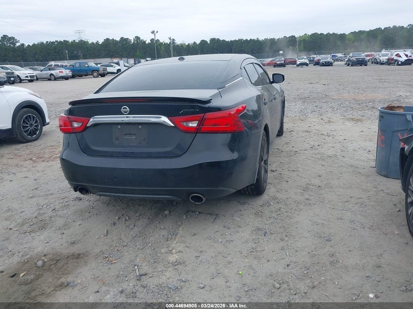 Vin: 1n4aa6ap1gc427413, lot: 45192022, nissan maxima 3.5 sr 20164