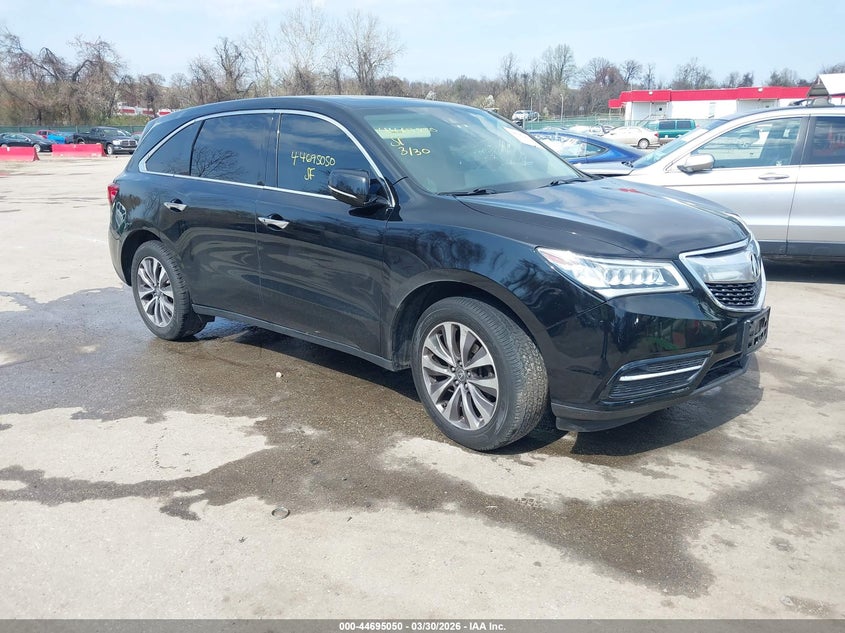 2016 Acura Mdx Technology Acurawatch Plus Packages/Technology Package