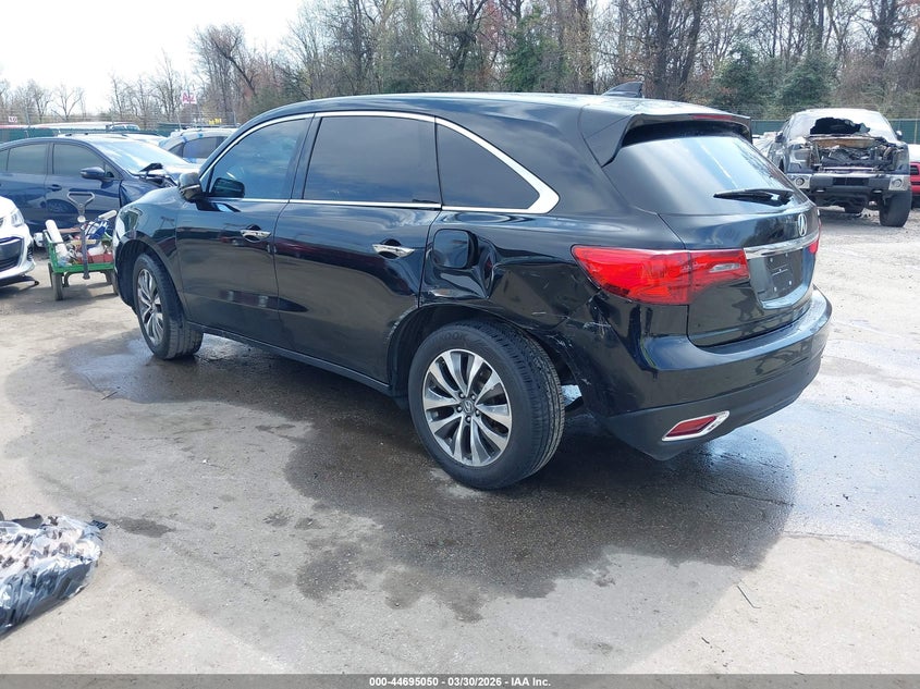 2016 Acura Mdx Technology Acurawatch Plus Packages/Technology Package