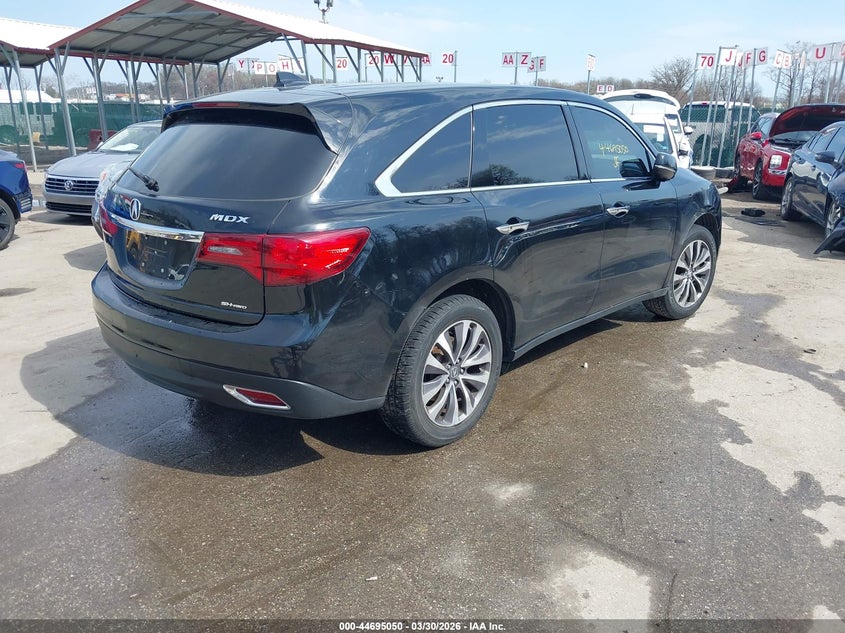 2016 Acura Mdx Technology Acurawatch Plus Packages/Technology Package