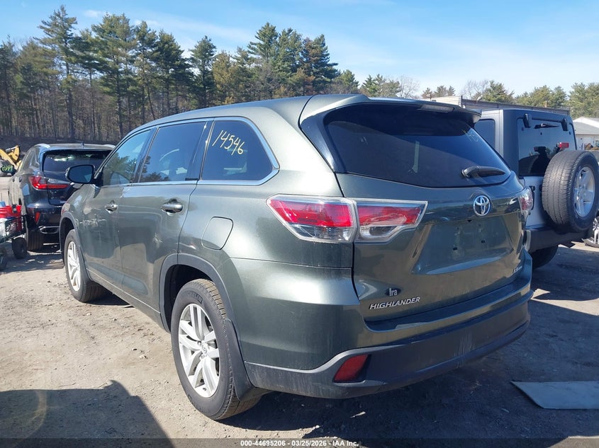2014 Toyota Highlander Le V6