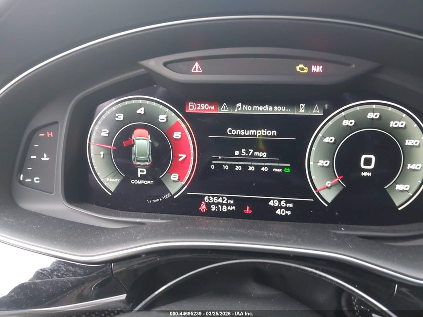 2021 Audi Sq8 Prestige Tfsi Quattro Tiptronic VIN: WA1CWBF19MD003267 Lot: 44695239