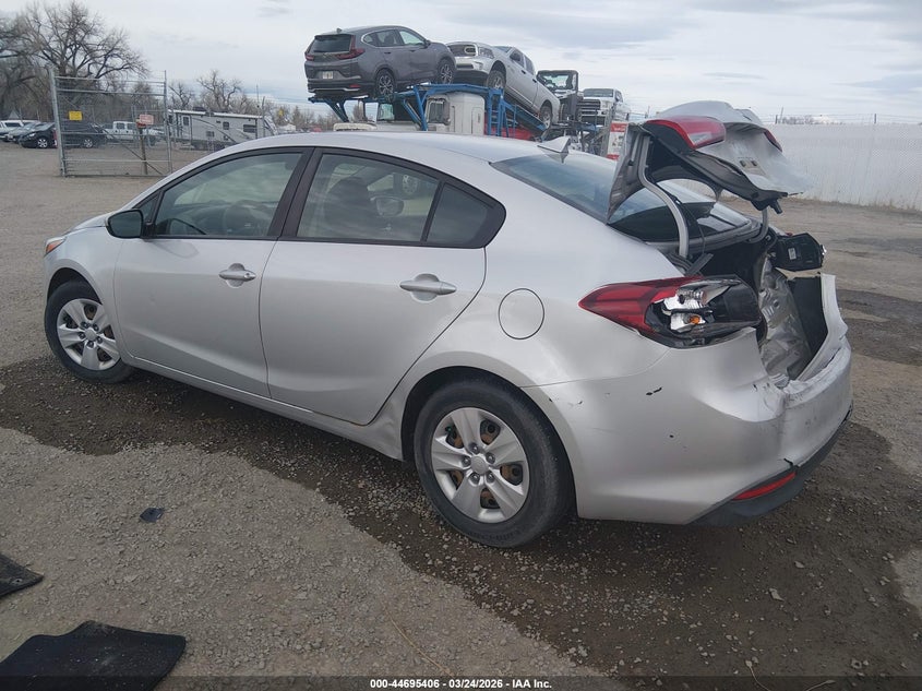 Vin: 3kpfk4a78je259979, lot: 45192523, kia forte lx 20183