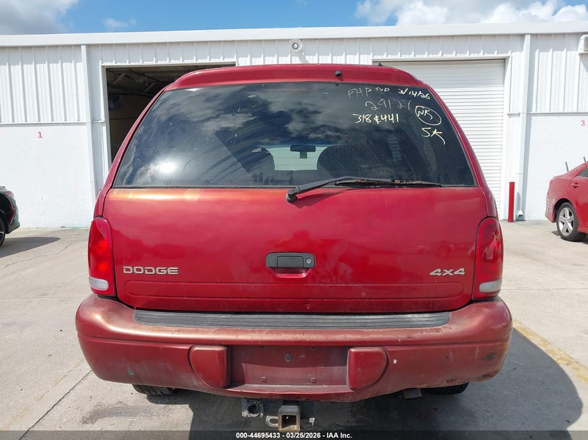 1998 Dodge Durango Slt VIN: 1B4HS28Z9WF181212 Lot: 44695433