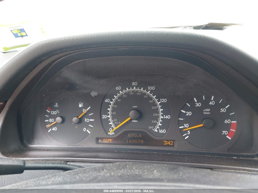 1999 Mercedes-Benz E 320 VIN: WDBJF65H0XA843087 Lot: 44695509