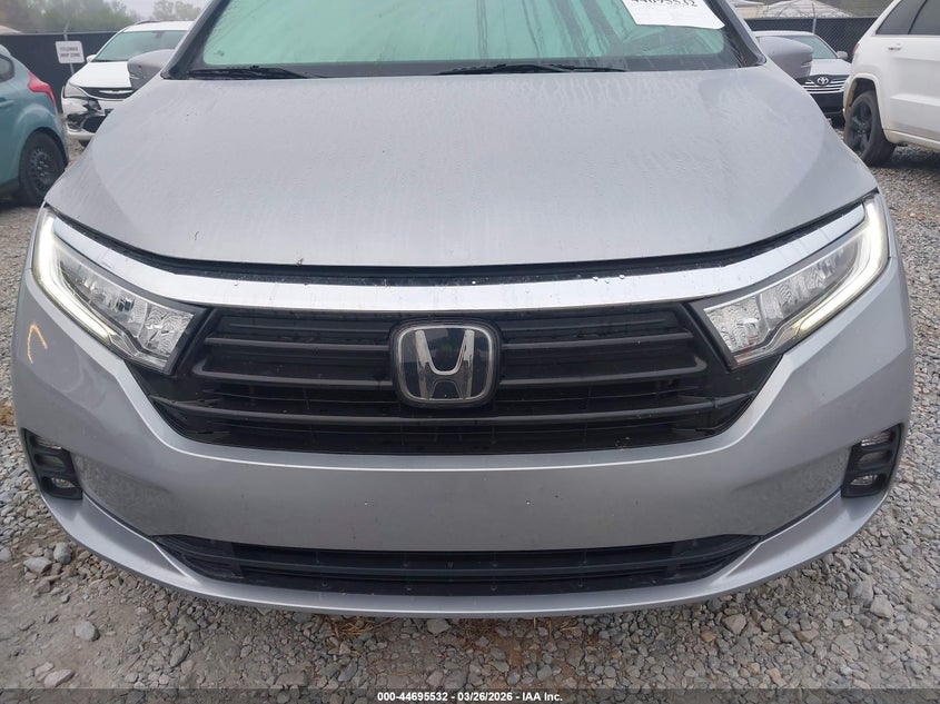 2022 Honda Odyssey Ex-L VIN: 5FNRL6H7XNB016282 Lot: 44695532