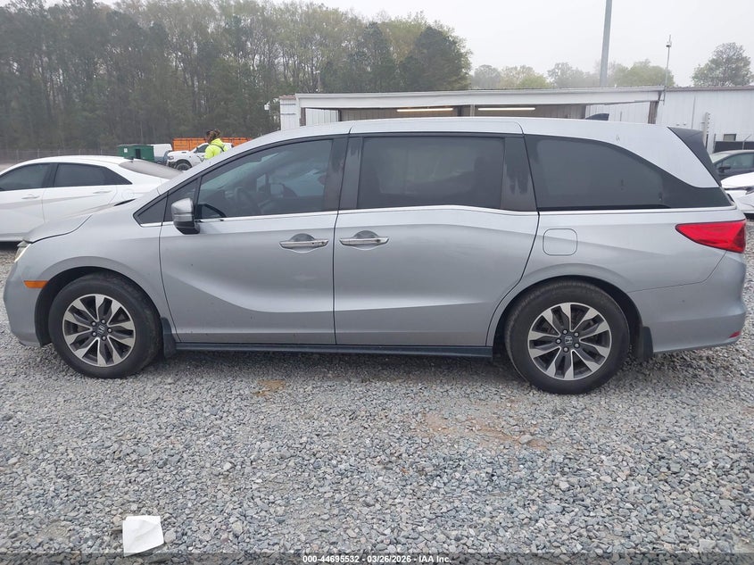 2022 Honda Odyssey Ex-L VIN: 5FNRL6H7XNB016282 Lot: 44695532