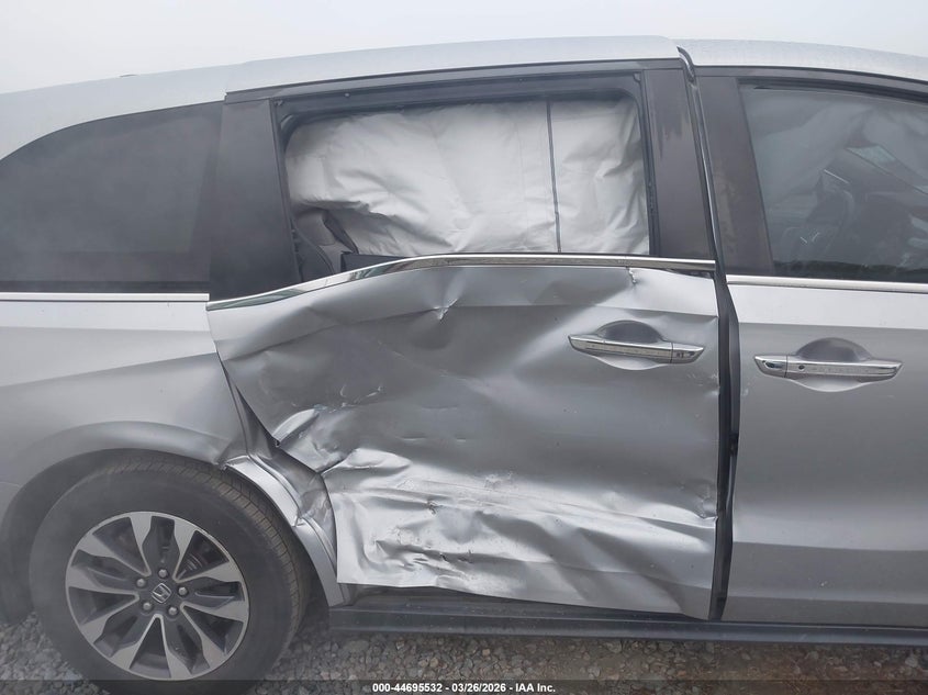 2022 Honda Odyssey Ex-L VIN: 5FNRL6H7XNB016282 Lot: 44695532