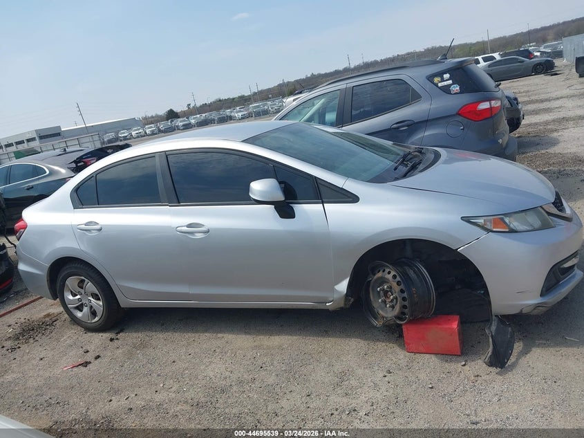 2013 Honda Civic Lx VIN: 2HGFB2F54DH583484 Lot: 44695539