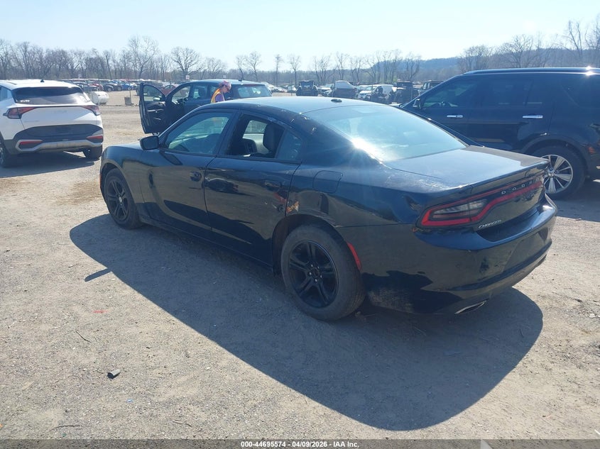 2019 Dodge Charger 3.6 Sxt Rwd black Lot 111044695574 Vin 2C3CDXBG4KH698782