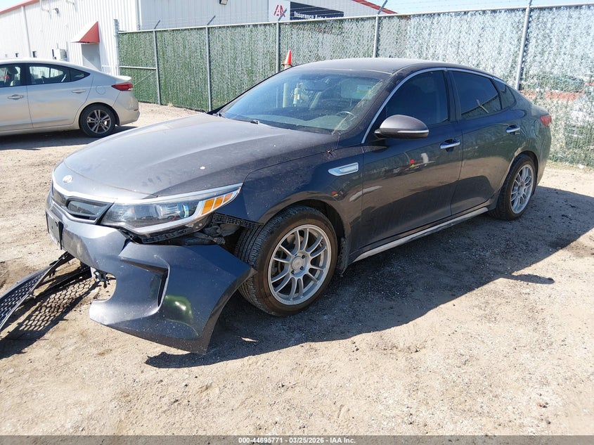 Vin: knagt4le2h5009136, lot: 45192888, kia optima hybrid 20172
