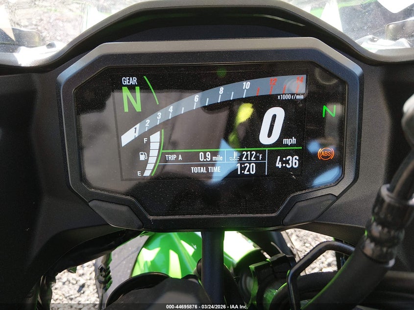 2025 Kawasaki Ex500 A/B VIN: ML5EXGJ13SDA69632 Lot: 44695876