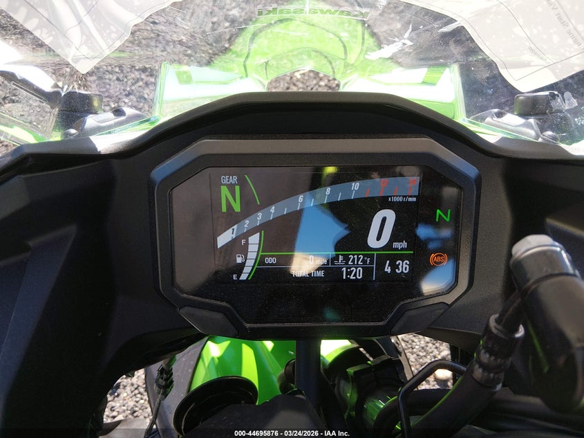 2025 Kawasaki Ex500 A/B VIN: ML5EXGJ13SDA69632 Lot: 44695876