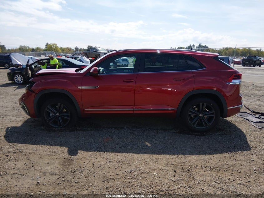 2021 Volkswagen Atlas Cross Sport 3.6L V6 Se W/Technology R-Line VIN: 1V2PE2CA7MC205446 Lot: 44696452