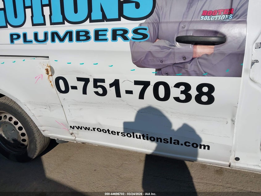 2019 Mercedes-Benz Metris VIN: WD3PG3EA3K3591952 Lot: 44696703