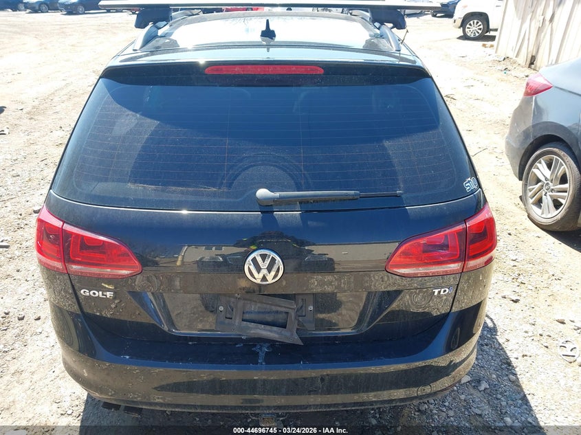 2015 Volkswagen Golf Sportwagen Tdi S 4-Door VIN: 3VWFA7AU9FM504678 Lot: 44696745