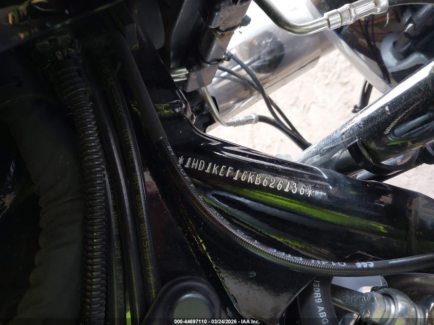 2019 Harley-Davidson Flhtk VIN: 1HD1KEF16KB626136 Lot: 44697110