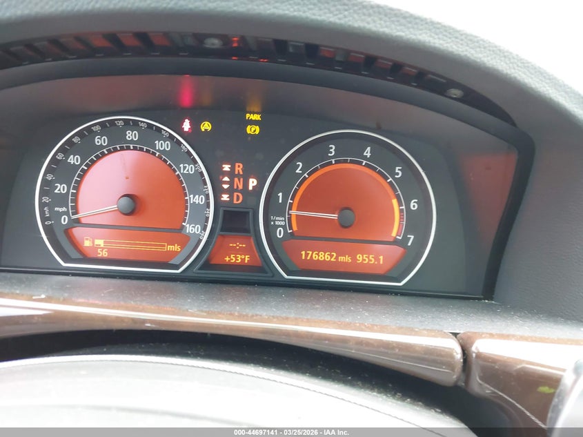 2006 BMW 750Li VIN: WBAHN83506DT35879 Lot: 44697141