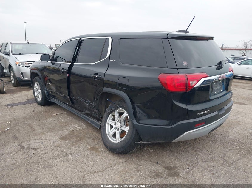 Vin: 1gkknrla0jz111152, lot: 45194463, gmc acadia sle-1 20183