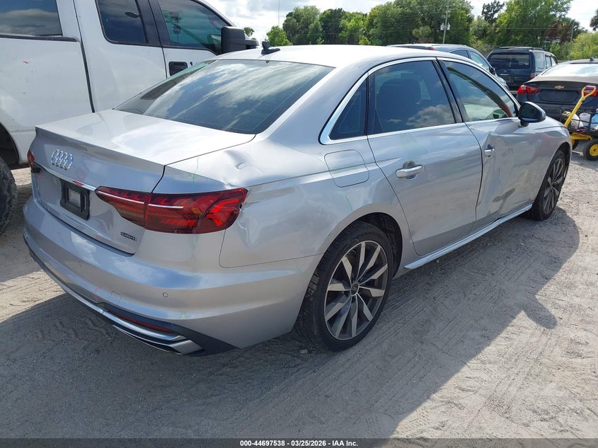 2022 Audi A4 Premium 40 Tfsi Quattro S Tronic