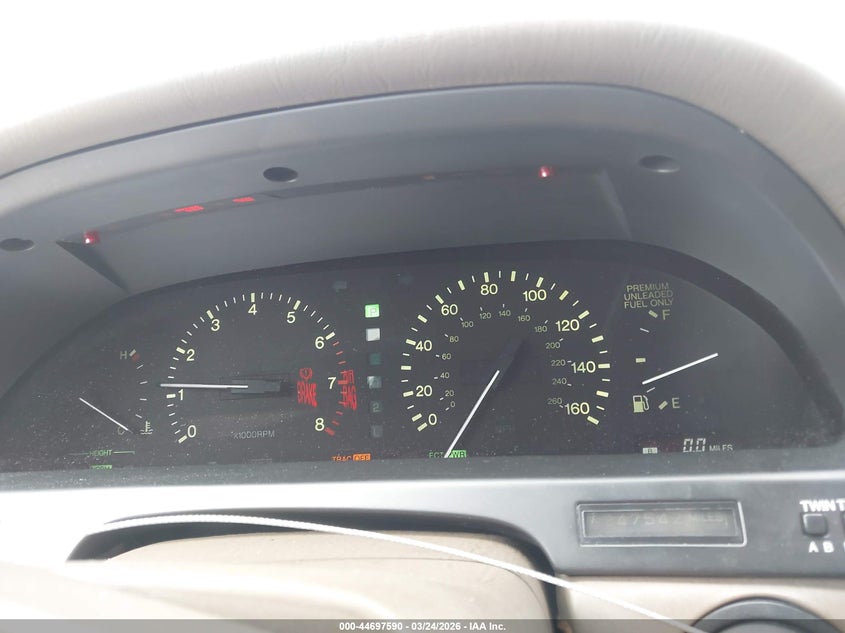 1991 Lexus Ls 400 VIN: JT8UF11E0M0072398 Lot: 44697590