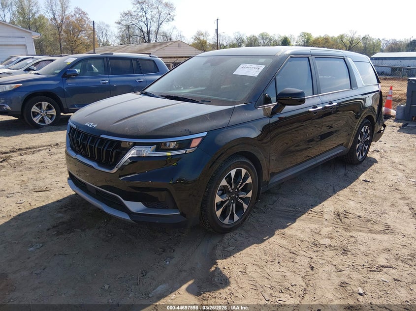 Vin: kndnc5h38p6276670, lot: 45194715, kia carnival mpv ex 20232