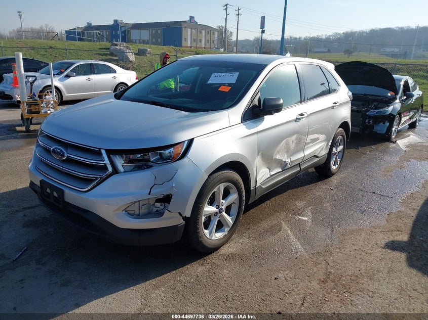 Vin: 2fmpk3g98jbb74635, lot: 45194853, ford edge se 20182
